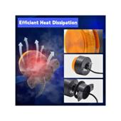 Girofar Led auto lumina portocalie 12-24V Cod: 201709