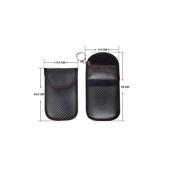 Husa cheie auto cu blocare frecventa radio, RFID Blocker, 14.5 x 9.5 cm, negru Cod: RAZ410