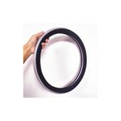 Husa volan auto negru cu strasuri argintii decorative marime M 37-39 cm Cod: FX96