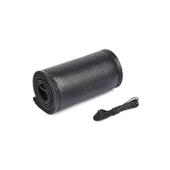 Husa volan auto  2XL 45cm piele perforata premium cu ac si ata negru  Cod: LUXFST01