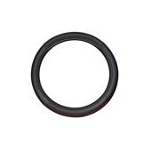 Husa volan auto premium imitatie piele M 38 cm negru cu linie rosie Cod: WPU02B