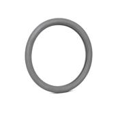 Husa volan imitatie piele cu gaurele marime M diametru 37-39 cm gri Cod: A122