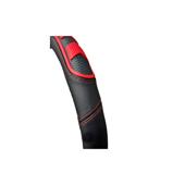 Husa volan imitatie piele si silicon rosu  marime M Cod: WK-1405