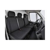 Huse auto compatibile Citroen Jumper 2006-> 2+1 Premium Material Textil
