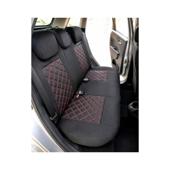 Huse  auto compatibile Dacia Jogger 2021-> 7 locuri spatar bancheta fractionat Premium Imitatie Piele Romb