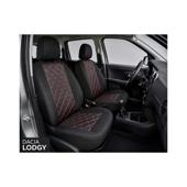 Huse scaune auto compatibile Dacia Lodgy 2012-> 7 locuri bancheta spate nefractionata Premium Imitatie Piele Romb