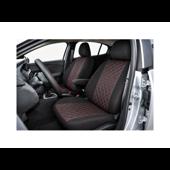 Huse scaune auto compatibile Dacia Logan III Prestige 2020-> spatar bancheta fractionat Premium Imitatie Piele Romb