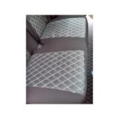 Huse auto compatibile Mercedes Sprinter III 2018-> 2+1 cu decupaj cotiera Premium Imitatie Piele Romb