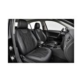 Huse auto universale Premium 9D negre imitatie piele material tip Alcantara Cod: HNG3019-9D-1