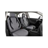 Huse auto universale Premium fractionate fata spate gri cu negru compatibile dimensiuni standard Cod: HNG1101-5