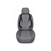 Huse auto universale Premium fractionate fata spate gri cu negru compatibile dimensiuni standard Cod: HNG1101-5