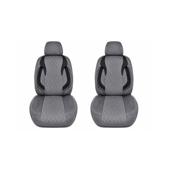 Huse auto universale Premium fractionate fata spate gri cu negru compatibile dimensiuni standard Cod: HNG1101-5