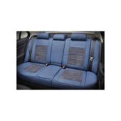 Huse scaune auto universale fractionate 9D Premium fata si spate albastru  gri antracit Cod: HNG1407-2