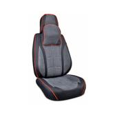 Huse scaune auto universale fractionate 9D  Premium fata si spate negru cusatura rosie Cod: HNG1407-5