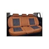 Huse scaune auto universale fractionate Premium  9D fata si spate maro gri antracit Cod: HNG1407-1