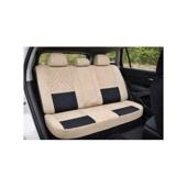 Huse scaune auto universale fractionate XL Premium compatibile SUV si Limuzine bej cu negru Cod: HNG2504-3