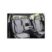 Huse scaune auto universale fractionate XL Premium compatibile SUV si Limuzine gri negru Cod: HNG2504-5