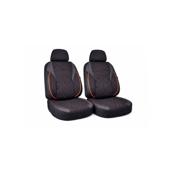 Huse scaune auto universale fractionate XL Premium compatibile SUV si Limuzine negru cusatura rosie Cod: HNG2504-4