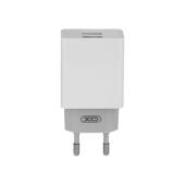 Incarcator retea 2.4A cu 2 USB alb Cod: XO-L65EU