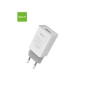 Incarcator retea 20W 3A 1xUSB-A alb Golf Cod: GF-U206PRO