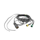 Instalatie electrica cablaj remorca 12V cu fisa 7 pini si 2 mufe baioneta 5 pini 2x4.5m si 2x2.5m Fristom  Cod: 045-025