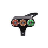Intrerupator moto aluminiu cu 3 butoane  Cod: WCC001