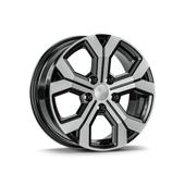 Jante AGT 17x6.5 ET40 5x114.3 negru polish compatibile Dacia Renault Nissan Toyota Cod: AGT 17260-1491