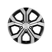 Jante AGT 17x6.5 ET40 5x114.3 negru polish compatibile Dacia Renault Nissan Toyota Cod: AGT 17260-1491