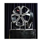 Jante AGT 17x6.5 ET40 5x114.3 negru polish compatibile Dacia Renault Nissan Toyota Cod: AGT 17260-1491