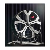 Jante AGT 17x6.5 ET40 5x114.3 negru polish compatibile Dacia Renault Nissan Toyota Cod: AGT 17260-1491