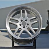 Jante AGT 19x8.5 ET20 fata 19x9.5 ET20 spate 5x120 argintiu diamond cut compatibile BMW Cod: AGT 19257