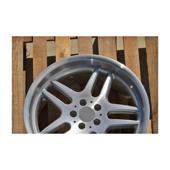 Jante AGT 19x8.5 ET20 fata 19x9.5 ET20 spate 5x120 argintiu diamond cut compatibile BMW Cod: AGT 19257