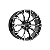 Jante DY1736 KM 16x6.5 5x112 ET35 negru polish diamond cut compatibile Volkswagen Audi Seat Skoda Cupra Cod: DY1736