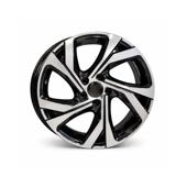 Jante DY253 KM 16x6.5 5x114.3 ET35 negru polish compatibile Dacia, Renault, Nissan, Toyota, Subaru, Honda, Lexus