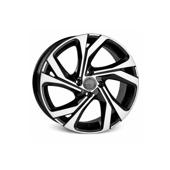 Jante DY253 KM 16x6.5 5x114.3 ET35 negru polish compatibile Dacia, Renault, Nissan, Toyota, Subaru, Honda, Lexus