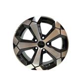 Jante DY427 KM 16x6.5 5x114.3 ET32 negru polish diamond cut compatibile Dacia Renault Nissan Toyota Cod: DY427