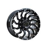 Jante DY481 KM 20x9 6x139.7 ET0 negru argintiu compatibile Ford Toyota Nissan Mitsubishi Cod: DY481