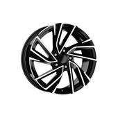 Jante DY726 KM 16x7 5x100 ET35 negru polish diamond cut compatibile Skoda Volkswagen Audi Seat Cod: DY726