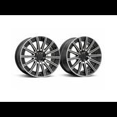 Jante PDW 19x8 fata 19x9 spate 5x112 ET40 ET58 negru polish compatibile Mercedes Cod: FF957521980-98 / FF957521990-03