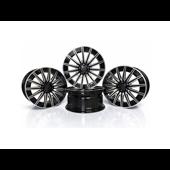 Jante PDW 19x8 fata 19x9 spate 5x112 ET40 ET58 negru polish compatibile Mercedes Cod: FF957521980-98 / FF957521990-03
