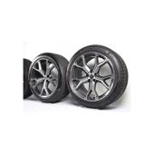 Jante PDW 22x9 fata 22x10.5 spate 5x112 ET40 ET35 gri antracit polish compatibile BMW Cod: LC5445F12 NX / LC5445R95 NX