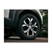 Jante originale Dacia Tergan 17x6.5J 5x114.3 ET32 negru diamond cut compatibile Dacia Duster III Bigster Cod: 403000581R