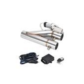 Kit cut off valve Y evacuare auto cu telecomanda 76 mm inox 12V Cod: 306103/76