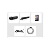 Kit fibra optica LED RGB+W plafon instelat cu efect meteorit si Stea Cazatoare 700 fire ,3m 12V Cod: HH-4-700