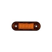 Lampa LED auto bullbar universala 12V 24V etansa 84x27mm Cod: FR 0170-L