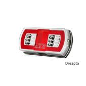 Lampa LED auto/remorca stanga sau dreapta 12V-24V GLO-TRAC stop, semnalizare, pozitie si iluminare numar Cod: TRS030A
