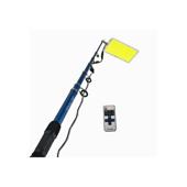 Lampa LED extensibila 4.5m, 200w 15000lm, lumina alba 6000k si telecomanda