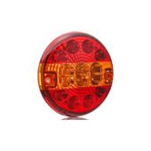 Lampa LED stop remorca rotunda 140mm 12V-24V pozitie, stop si semnalizare Cod: TRL140L