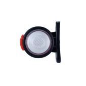 Lampa gabarit LED auto rotunda neon alb rosu 12V 24V Cod: SPT020DAR