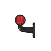 Lampa gabarit auto LED 12 SMD alb rosu 12V 24V Cod: FR 0106